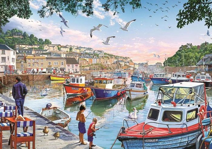 Пазл Art Puzzle 1000 деталей: Маленькие рыбаки в гавани