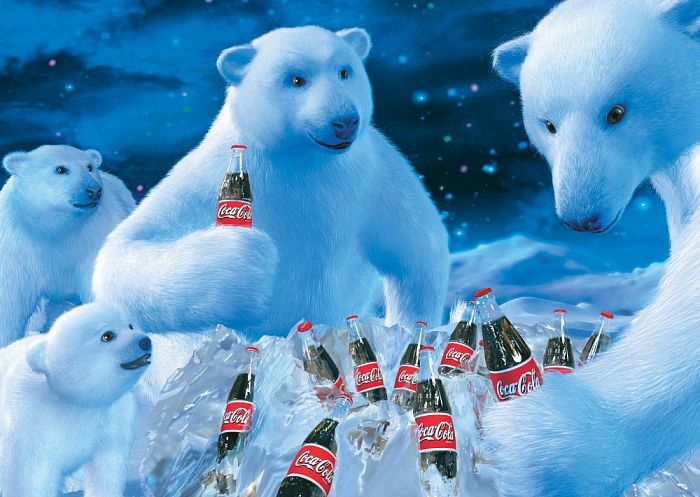 Пазл Schmidt 1000 деталей: Coca Cola Полярные медведи