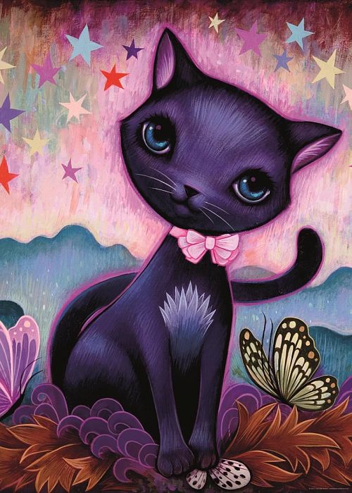 Пазл Heye 1000 деталей: Черный котенок