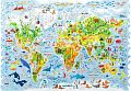 Раздел анонс: Пазл деревянный UNIDRAGON 100 деталей: Детская карта мира (UD9001)