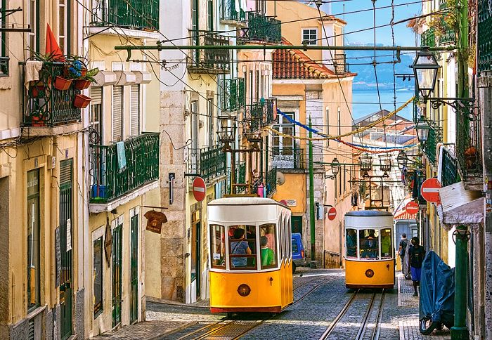 Пазл Castorland 1000 деталей: Лиссабонские трамваи.Португалия