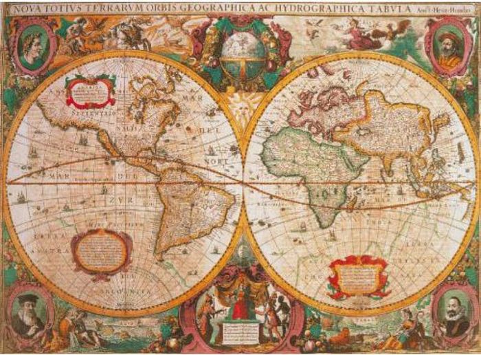 Пазл Clementoni 1000 деталей: Античная карта