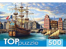 Пазл TOP Puzzle 500 деталей: Корабли в старом порту