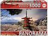 Пазл-панорама Educa 3000 деталей: Гора Фудзи и пагода Чурейто