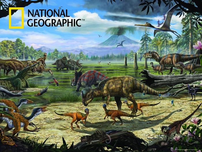 Пазл PRIME 3D 500 деталей: Долина динозавров