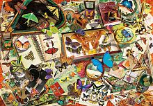 Пазл Clementoni 500 деталей: Коллекция бабочек