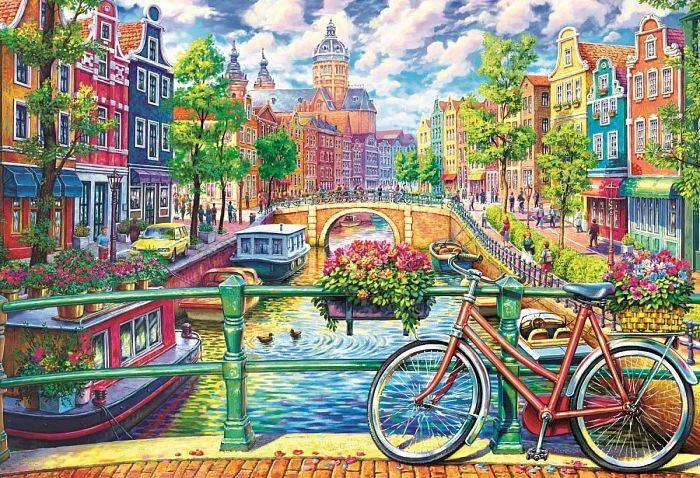 Пазл Trefl 1500 деталей: Амстердамский канал