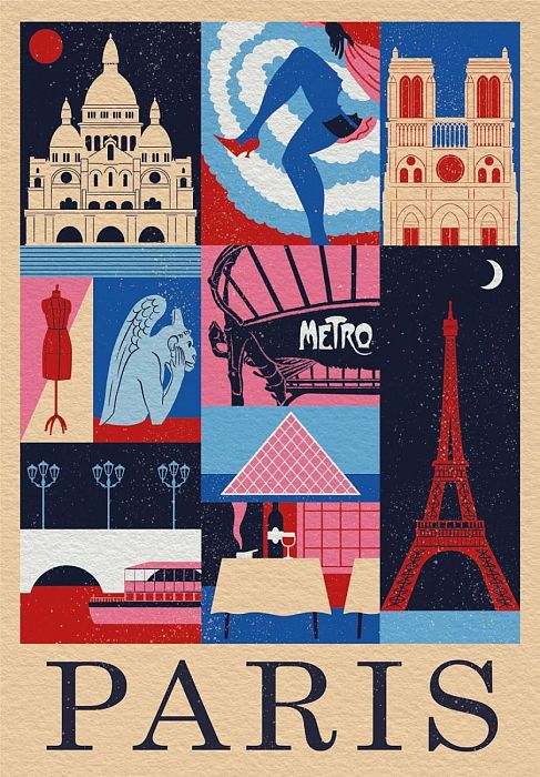 Пазл Clementoni 1000 деталей: Париж