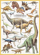 Пазл Eurographics 1000 деталей: Динозавры Юрского периода