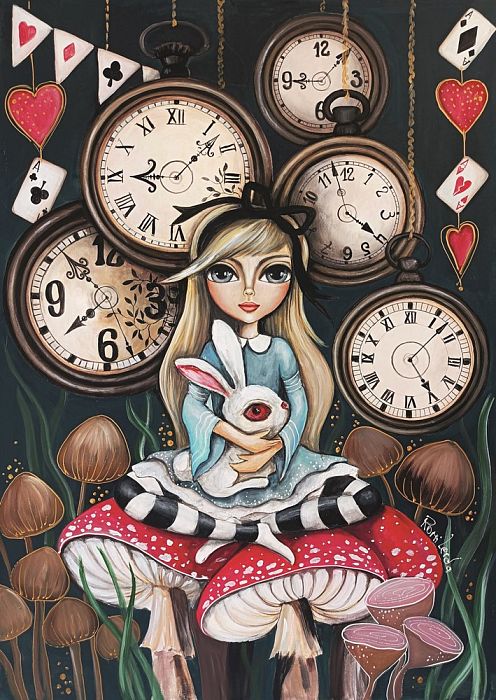 Пазл Magnolia 1000 деталей: Время Алисы