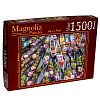 Пазл мини Magnolia 1500 деталей: Плавучий рынок