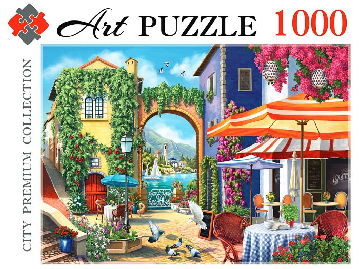 Пазл Artpuzzle 1000 деталей: Солнечный город у моря